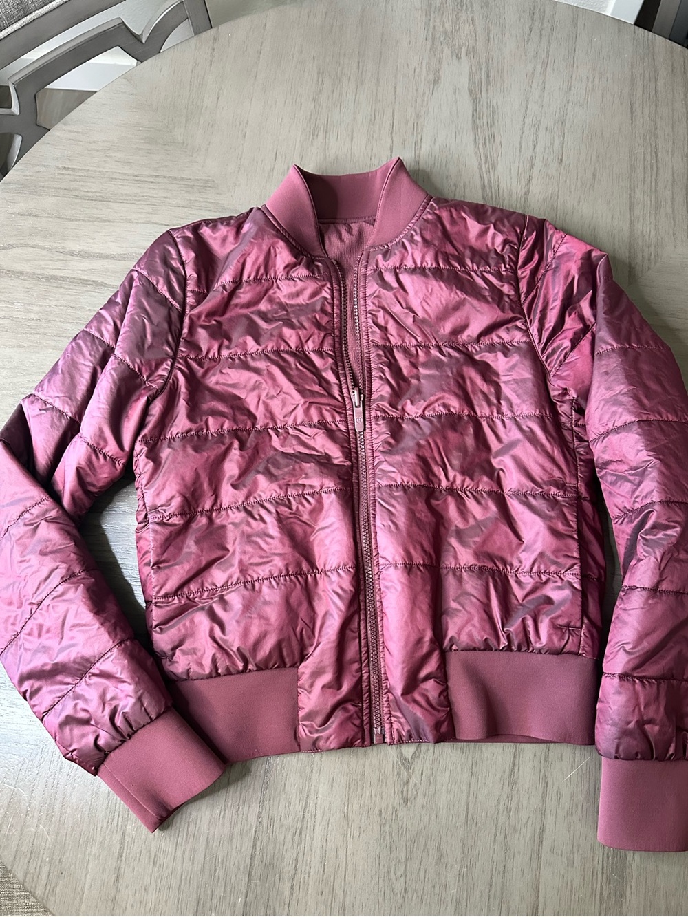 lululemon athletica Quilted Rose Bomber Jacket